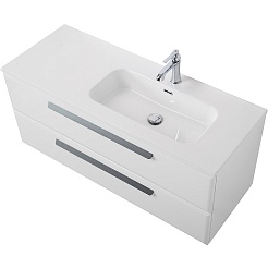 Cezares Тумба под раковину Eco Cer-N 120 R bianco lucido без ручек – фотография-4