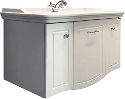 Comforty Мебель для ванной Палини 100 подвесная белый – фотография-4