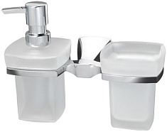 WasserKRAFT Держатель стакана и дозатора "Wern K-2589"