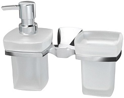 WasserKRAFT Держатель стакана и дозатора "Wern K-2589" – фотография-1