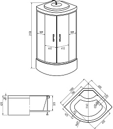 Erlit Душевая кабина ER4510TP-C3-RUS – фотография-8
