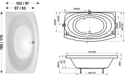Ravak Акриловая ванна Evolution 180 – фотография-9