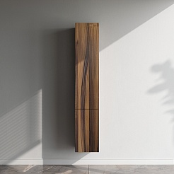 Am.Pm Шкаф пенал для ванной Gem 30 R подвесной орех – фотография-4