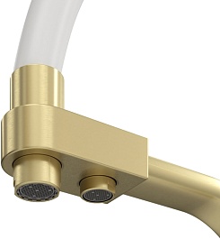 Teymi Смеситель для кухни Solli T10273 золото матовое/белый – фотография-4