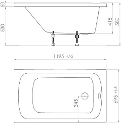 Triton Акриловая ванна Стандарт 120 – фотография-10