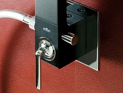 Webert Душевая система Wolo WO660302564 черная – фотография-4