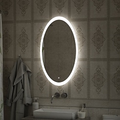 Continent Зеркало Lily Led 600x1050 – фотография-8