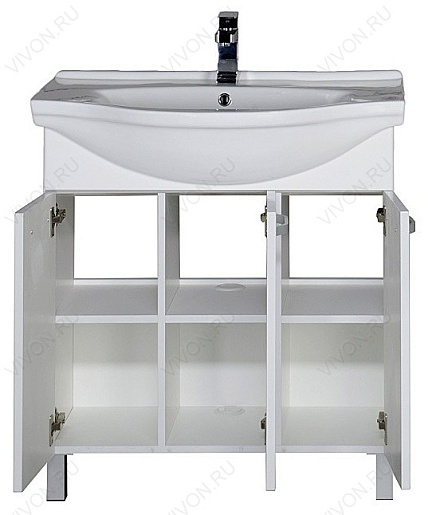 Aquanet Тумба с раковиной "Глория 80"  – картинка-3