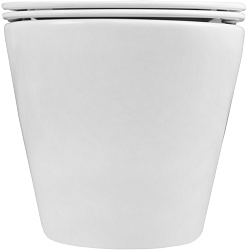 Azario Унитаз подвесной Teramo AZ-0053-UQ3 безободковый белый – фотография-3