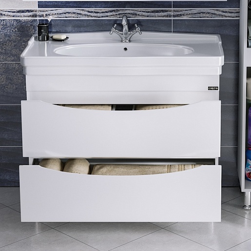 СанТа Тумба с раковиной Сатурн 105 напольная – картинка-5