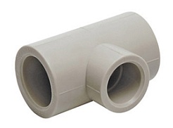 ФД Пласт 1772 Тройник-переходник PPR серый 20 х 32 (416400) – фотография-2