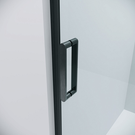 Grossman Душевая дверь в нишу Classic 110x195 профиль графит сатин стекло прозрачное – картинка-7