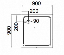 Cezares Душевой поддон TRAY-M-A-90-35-W – фотография-2