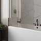 Teymi Шторка на ванну Anni 100x140 профиль хром стекло прозрачное – фотография-20