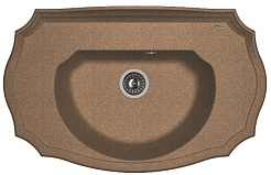 Florentina Мойка гранитная Эмилия 900 коричневый – фотография-1