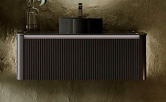 Jorno Тумба с раковиной Lumino 120 подвесная антрацит