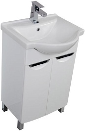 Aquanet Тумба с раковиной "Асти 55" 2 двери (178262) – фотография-2
