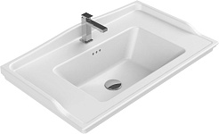 Opadiris Тумба с раковиной Карат 80 серебро – фотография-5