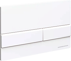 Ceramicanova Подвесной унитаз Play Rimless с шумоизоляционной панелью CN1000 с системой инсталляции Envision кнопка Flat белая – фотография-2