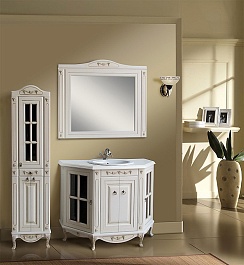 Атолл Мебель для ванной "Верона 120 К" дорато – фотография-1