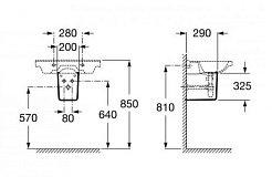 Roca Полупьедестал Debba 33799100Y – фотография-3