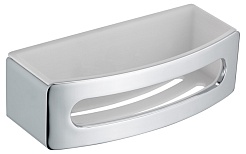 Keuco Полка Elegance new 11658 хром, белая – фотография-1