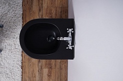 Esbano Биде подвесное Lirio черное матовое – фотография-5