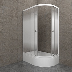 Triton Душевой уголок Коралл Лайт В левый 120/80 Щ0000068951 – фотография-4