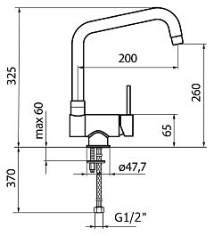 Webert Смеситель для кухни Window WD920702015 хром – фотография-2