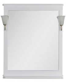 Aquanet Зеркало Валенса 80 белое (180151) – фотография-3