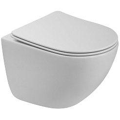 BelBagno Чаша унитаза безободкового Amanda BB051CH-TOR-FC смыв TORNADO, без сиденья – фотография-1