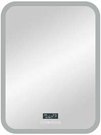 Continent Зеркало Glamour Led 600x800 с музыкальным блоком – фотография-4