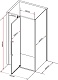 Black&White Душевой уголок Stellar Wind S812 CC 90x90 – фотография-8