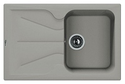 Florentina Мойка гранитная Гаттинара 780 с крылом грей – фотография-1