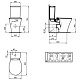 Ideal Standard Унитаз-компакт Connect Air AquaBlade E013701 безободковый с микролифтом – картинка-11