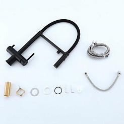 Gappo Смеситель для кухни G4397-86 черный – фотография-4