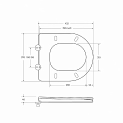 BelBagno Унитаз компакт Energia BB8134CPR/SC – фотография-11