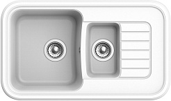 Ewigstein Мойка кухонная Antik 60KF иней – фотография-3