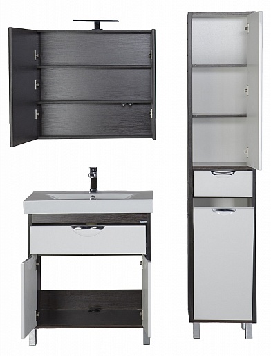 Aquanet Мебель для ванной  "Гретта 75" венге (172714) – картинка-7