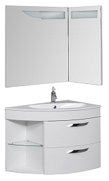 De Aqua Тумба с раковиной Трио Люкс 90 R – фотография-2