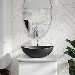 Teymi Раковина накладная Lori 60 T50497 черный матовый – фотография-8