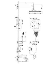 Lemark Душевая система Mars LM3522C – фотография-2