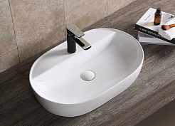 Ceruttispa Раковина накладная 50 CR0076 белая – фотография-2