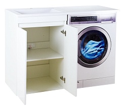 Misty Тумба с раковиной Фостер 120 L прямая – фотография-6