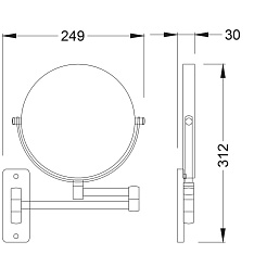 Timo Зеркало Nelson 150076/00 – фотография-2