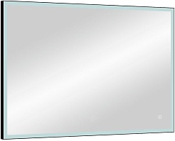 Continent Зеркало Solid Black Led 900x700 – фотография-4