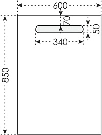 СанТа Мебель для ванной Лондон 60 подвесная белая – фотография-8