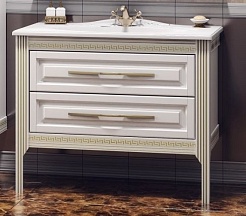 Opadiris Тумба под раковину Корлеоне 100 слоновая кость – фотография-1