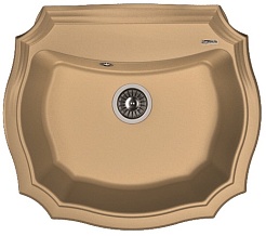 Florentina Мойка гранитная Эмилия 640 капучино – фотография-1