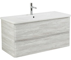 BelBagno Тумба под раковину Albano-Cer 105 подвесная Rovere Vintage Bianco – фотография-1